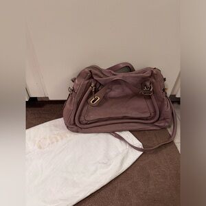 Authentic Chloe Paraty Large Beige Preloved good condition